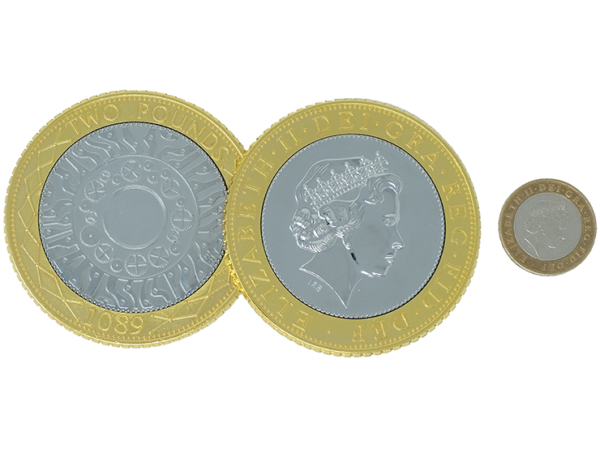 JUMBO £2 (pound sterling) coin