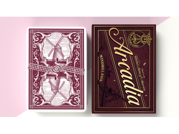 The Windmill Back (Claret Purple Edition) Playing Cards