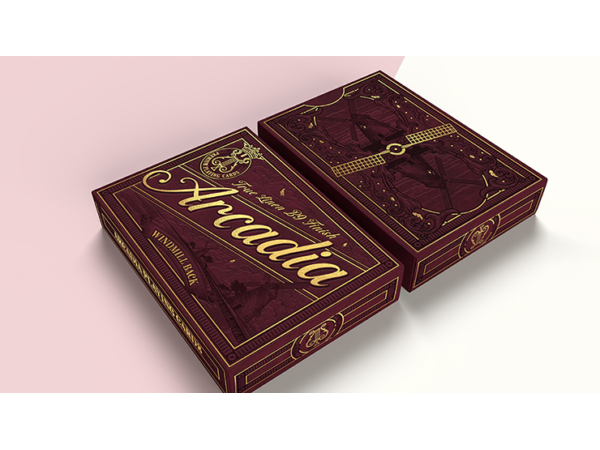 The Windmill Back (Claret Purple Edition) Playing Cards