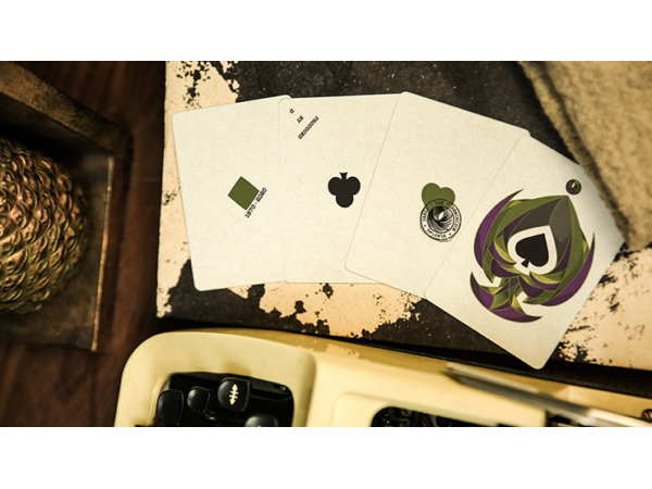 Reminisce (Green) Playing Cards