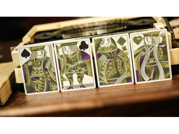 Reminisce (Green) Playing Cards