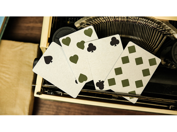 Reminisce (Green) Playing Cards