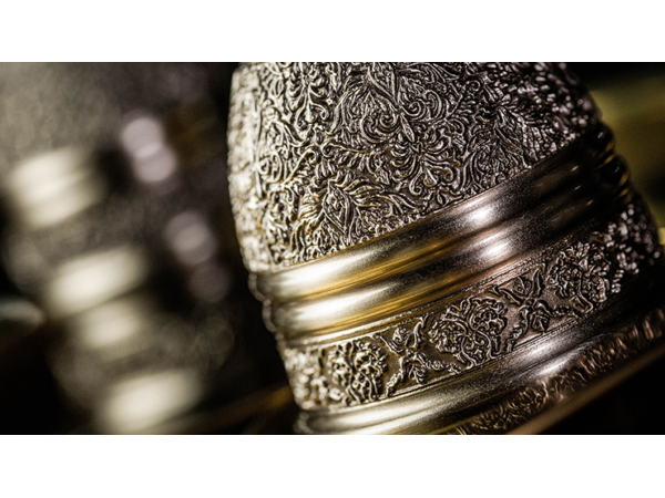 Artisan Engraved Cups and Balls in Display Box by TCC