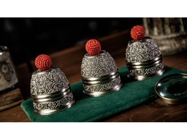 Artisan Engraved Cups and Balls in Display Box by TCC