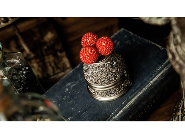Artisan Engraved Cups and Balls in Display Box by TCC