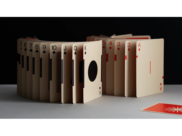Eames (Starburst Red) Playing Cards by Art of Play