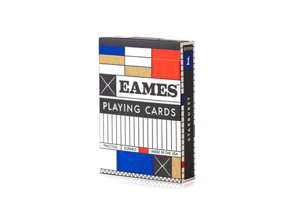 Eames (Starburst Blue) Playing Cards by Art of Play