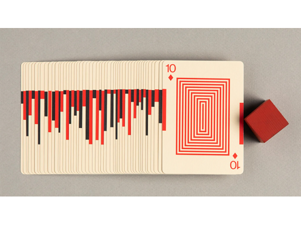 Eames (Starburst Blue) Playing Cards by Art of Play