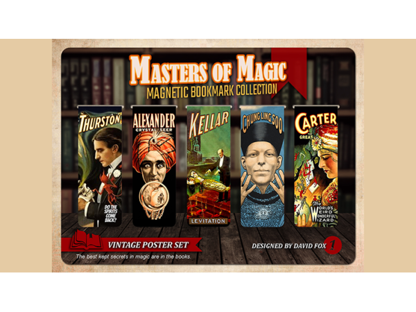 Masters of Magic Bookmarks Set Master Collection by David Fox
