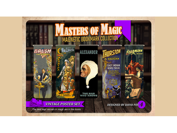 Masters of Magic Bookmarks Set Master Collection by David Fox