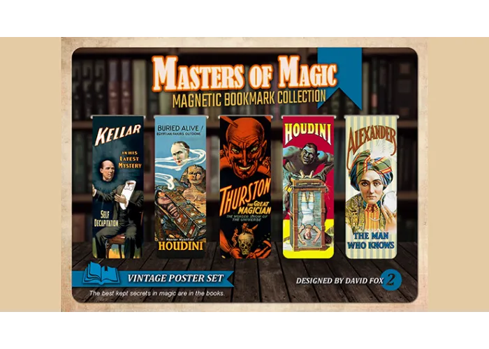 Masters of Magic Bookmarks Set 2. by David Fox - Trick