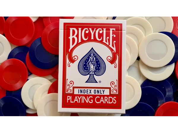 Stripper Bicycle Index Only Red Playing Cards