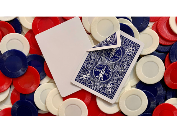 Stripper Bicycle Index Only Blue Playing Cards