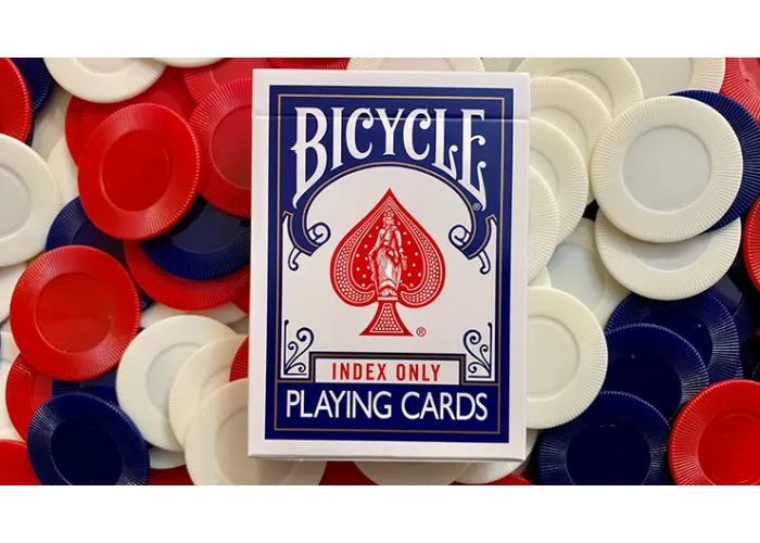 Bicycle Index Only Blue Playing Cards