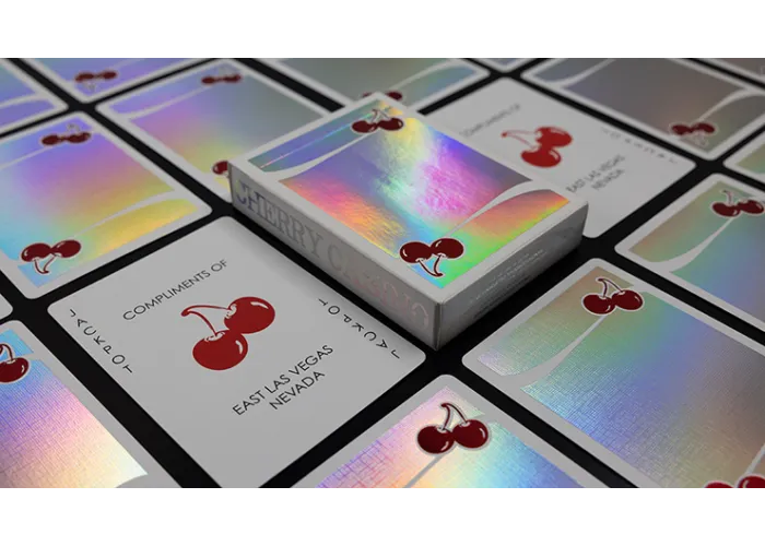 Cherry Casino Sands Mirage (Holographic) Playing Cards