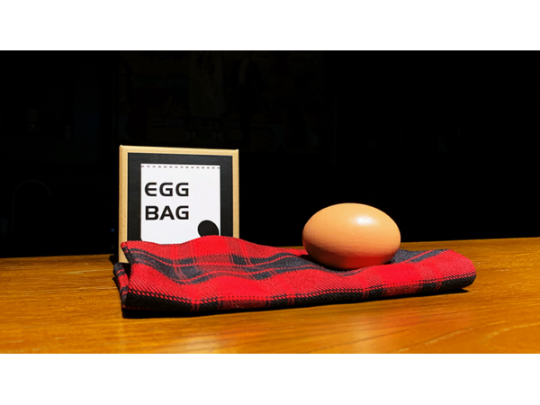 EGG BAG RED PLAID by Bacon Magic
