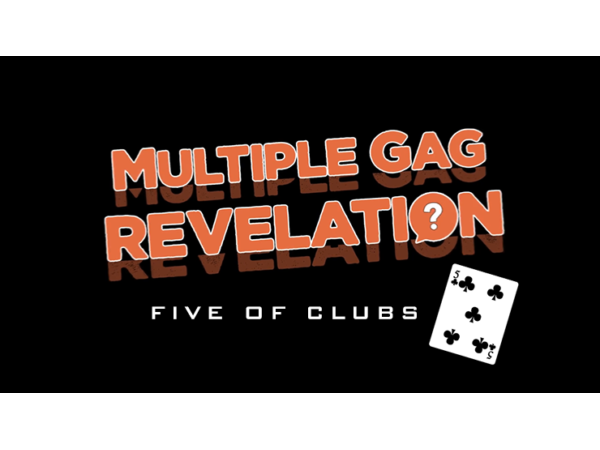 MULTIPLE GAG PREDICTION FIVE OF CLUBS by MAGIC AND TRICK DEFMA