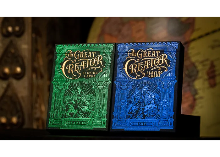 The Great Creator: Sky Edition Playing Cards by Riffle Shuffle