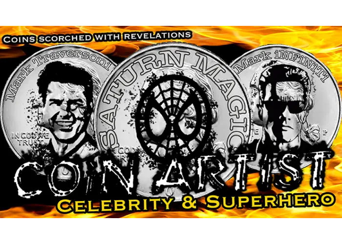 COiN ARTIST Quarter Super Hero/Celebrity (6 coins per pack) by Mark Traversoni and iNFiNiTi