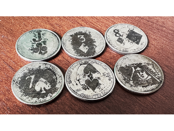 COiN ARTIST Quarter Card Pack (6 coins per pack) by Mark Traversoni and iNFiNiTi