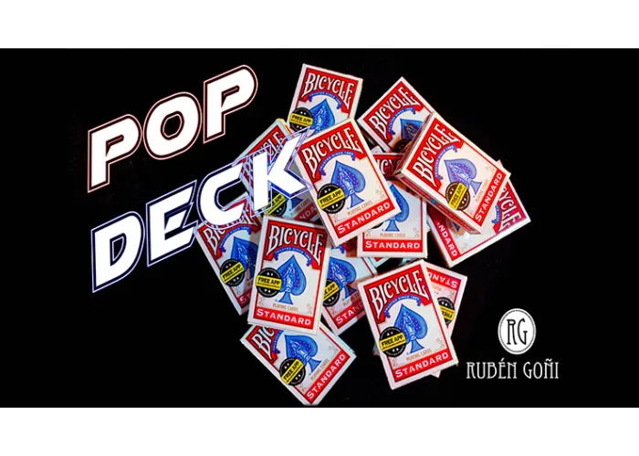 POP DECK (Gimmicks and Online Instructions) by Rubén Goñi