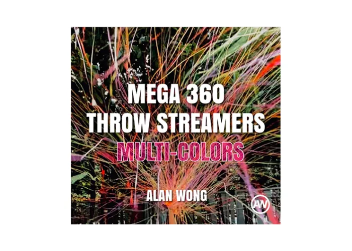 MEGA 360 Throw Streamers MULTI COLOR by Alan Wong