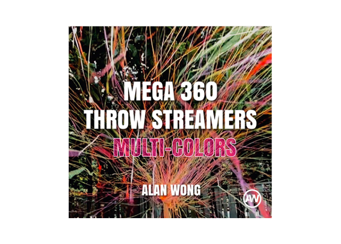 MEGA 360 Throw Streamers MULTI COLOR by Alan Wong