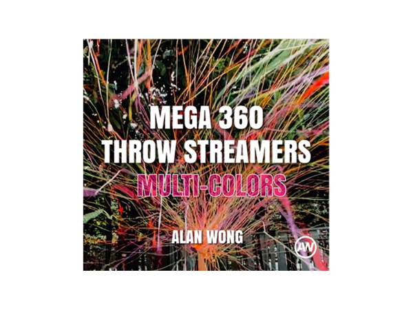 MEGA 360 Throw Streamers MULTI COLOR by Alan Wong