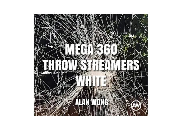 MEGA 360 Throw Streamers WHITE by Alan Wong