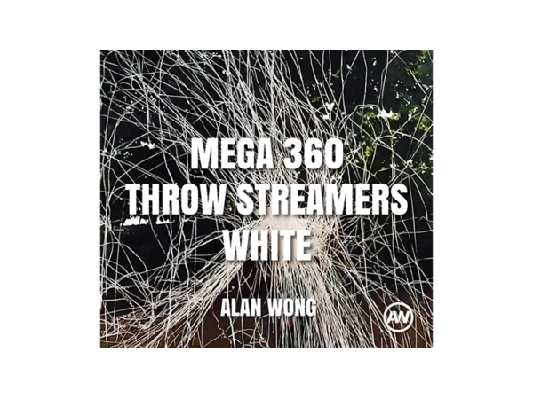 MEGA 360 Throw Streamers WHITE by Alan Wong