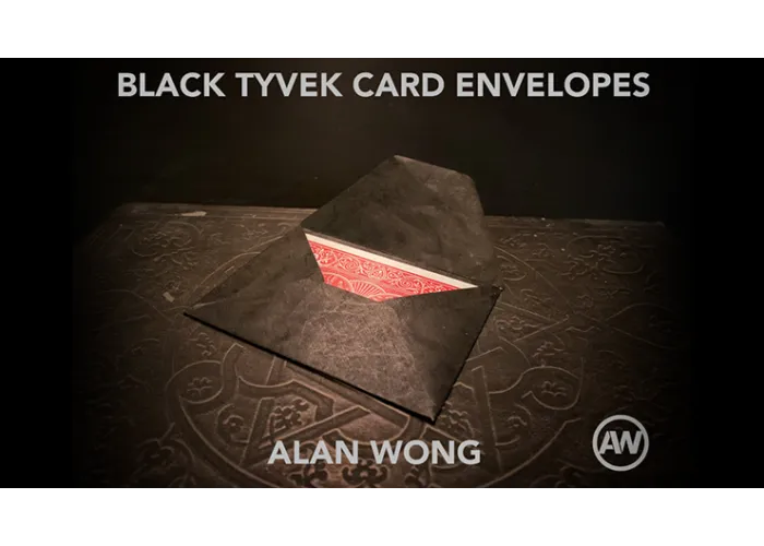 Black Tyvek Card Envelopes (10 pk) by Alan Wong