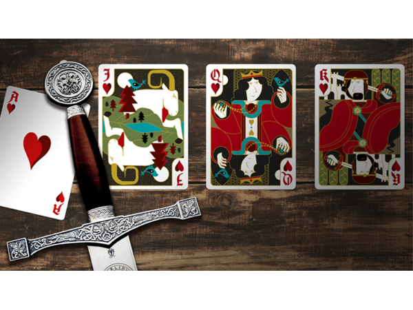 Secret Tale Black Knight Playing Cards