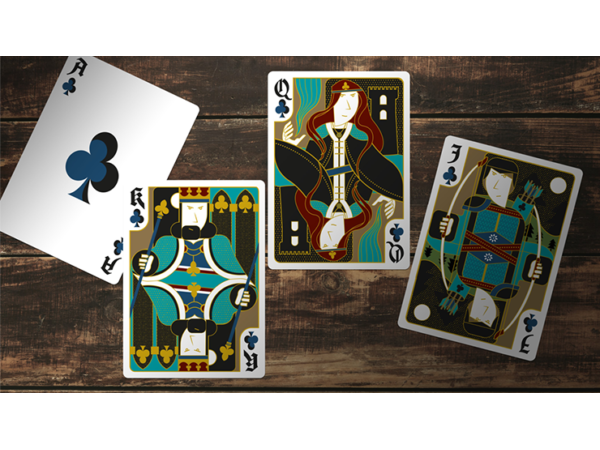 Secret Tale Black Knight Playing Cards