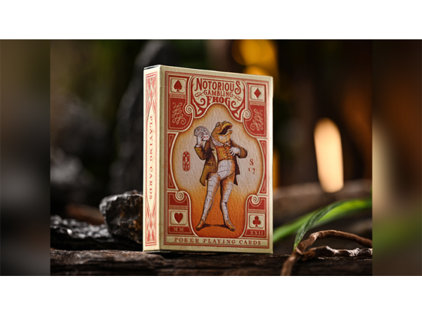 Notorious Gambling Frog (Orange) Playing Cards by Stockholm17