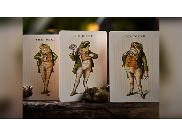 Notorious Gambling Frog (Orange) Playing Cards by Stockholm17