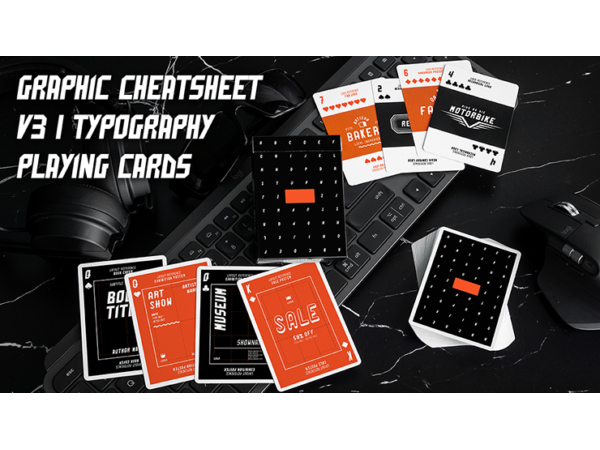Graphic Design CheatSheet V3 Playing Cards