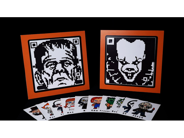 QR HALLOWEEN PREDICTION FRANKENSTEIN (Gimmicks and Online Instructions) by Gustavo Raley