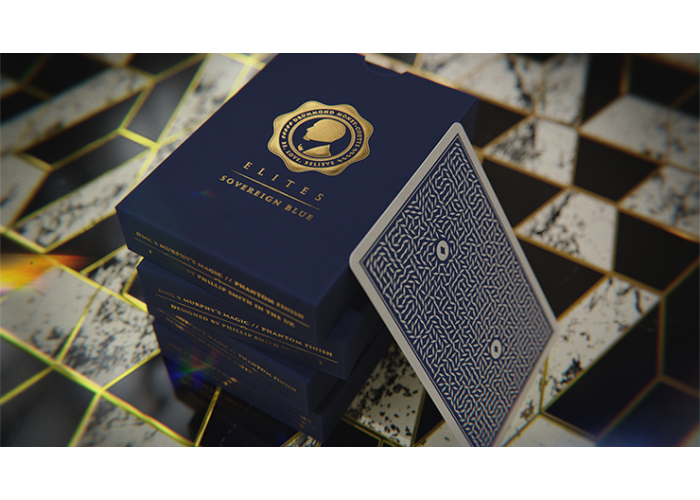 DMC ELITES: V4 Sovereign Blue Playing Cards