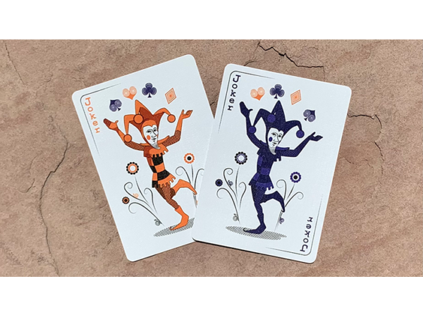 Gilded Bicycle Snail (Blue) Playing Cards