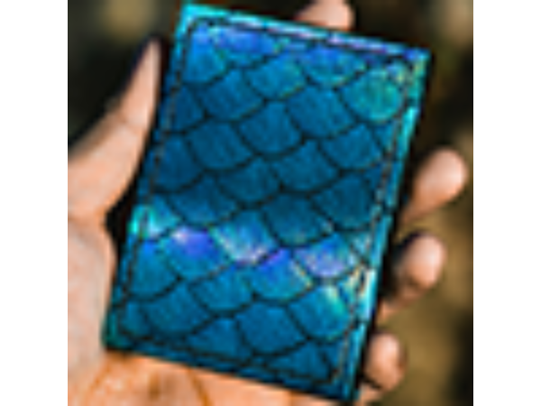 Marvelous Hummingbird Feathers (Blue) Playing Cards by Kellar