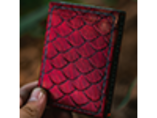 Marvelous Hummingbird Feathers (Red) Playing Cards by Kellar