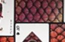 Marvelous Hummingbird Feathers (Red) Playing Cards by Kellar – Image 11