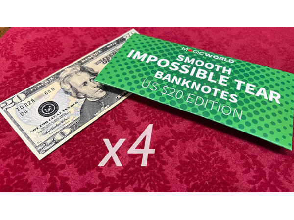 Impossible Tear Bank Notes USD (Gimmicks and Online Instructions) by MagicWorld