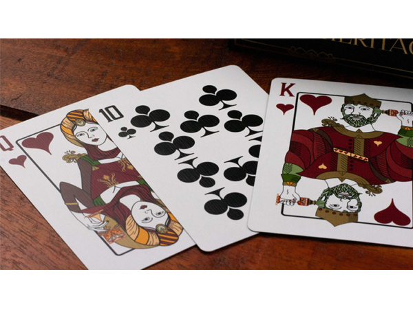 The Heritage Series Clubs Playing Cards