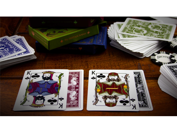 The Heritage Series Clubs Playing Cards