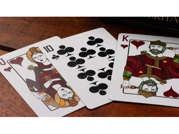 The Heritage Series Spades Playing Cards