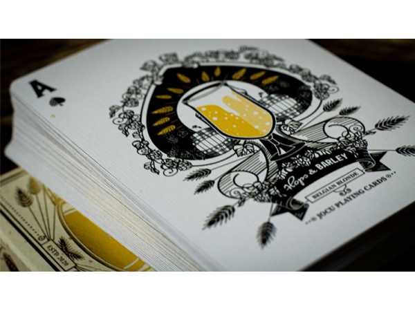 Hops & Barley (Belgian Blond) Playing Cards by JOCU Playing Cards