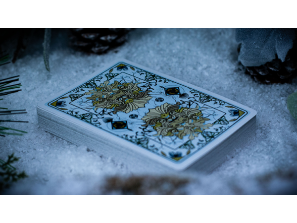 The Green Man Playing Cards (Winter) by Jocu