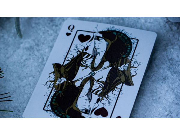The Green Man Playing Cards (Winter) by Jocu