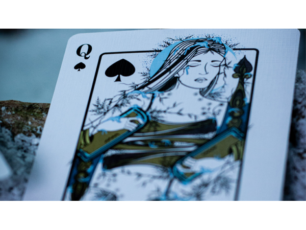 The Green Man Playing Cards (Winter) by Jocu